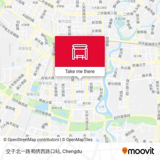 交子北一路蜀绣西路口站 map