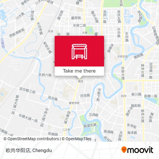 欧尚华阳店 map