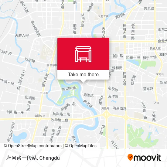 府河路一段站 map
