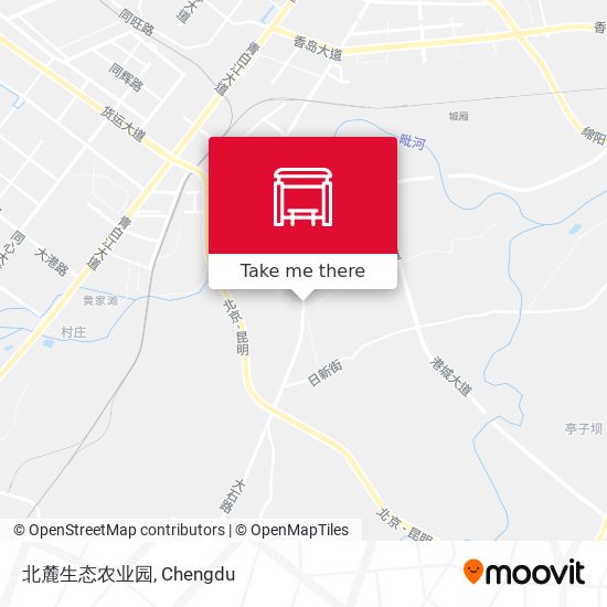 北麓生态农业园 map