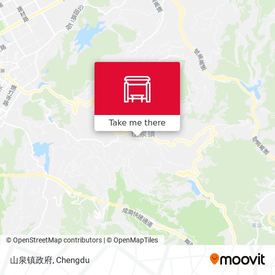 山泉镇政府 map