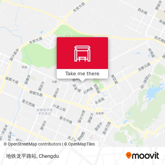 地铁龙平路站 map