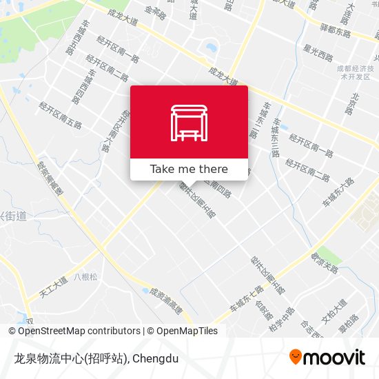 龙泉物流中心(招呼站) map