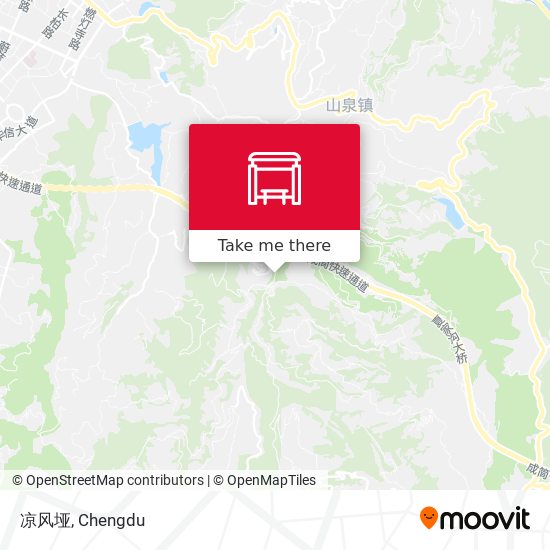 凉风垭 map