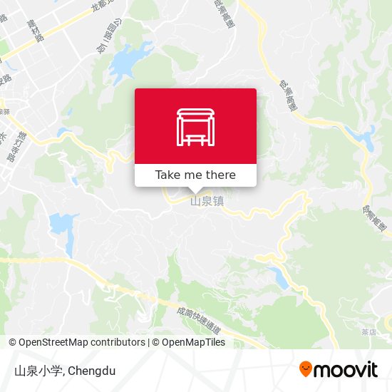 山泉小学 map