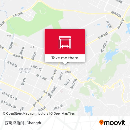 西堤岛咖啡 map