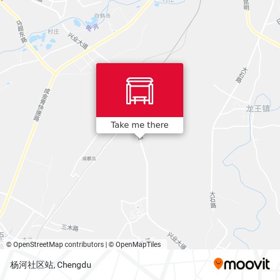 杨河社区站 map