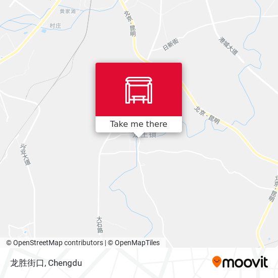 龙胜街口 map