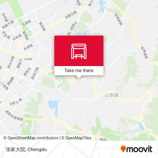 张家大院 map