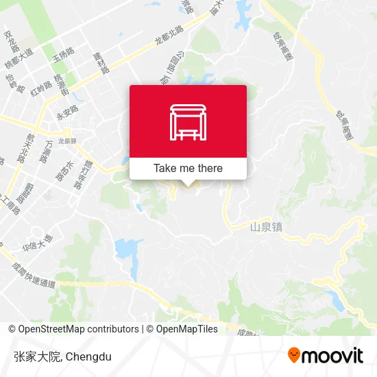 张家大院 map