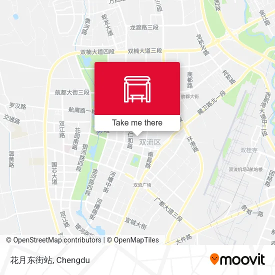 花月东街站 map
