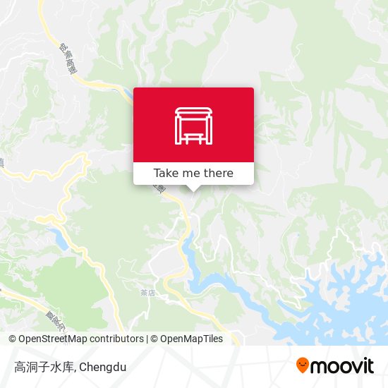 高洞子水库 map
