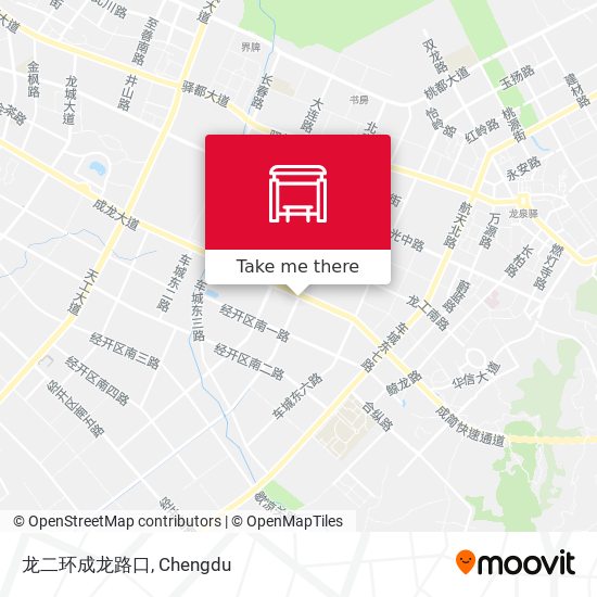 龙二环成龙路口 map