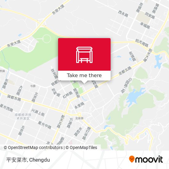 平安菜市 map