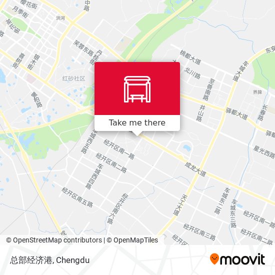 总部经济港 map