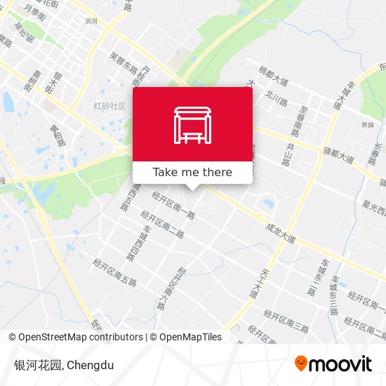 银河花园 map
