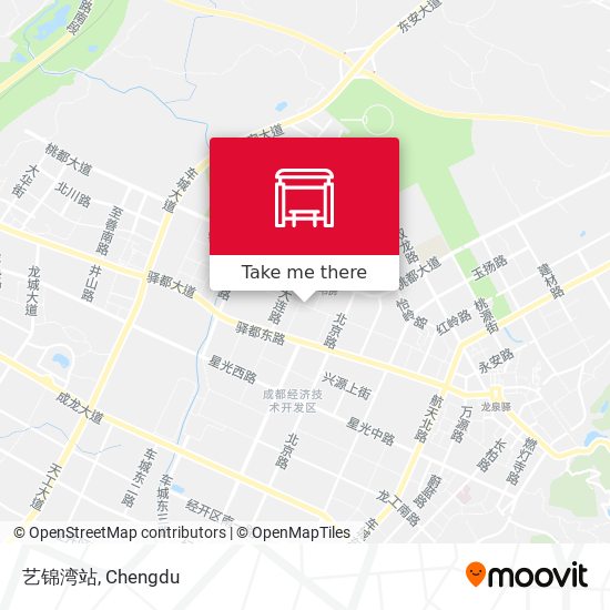 艺锦湾站 map