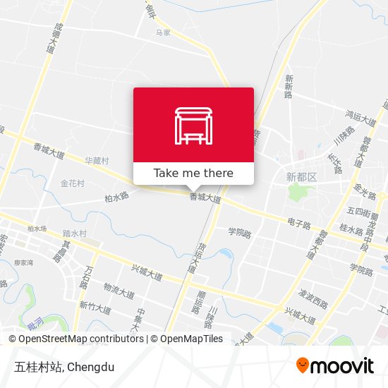 五桂村站 map