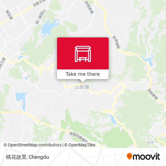 桃花故里 map
