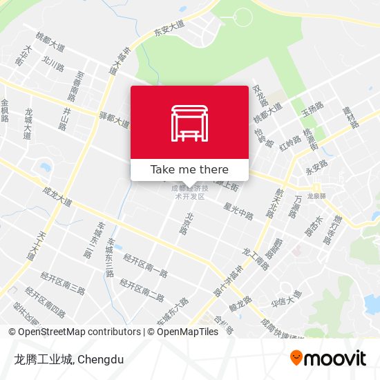 龙腾工业城 map