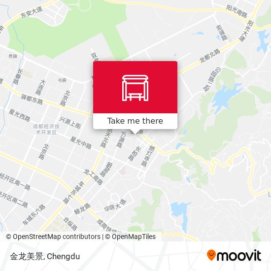 金龙美景 map