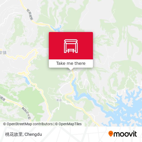 桃花故里 map
