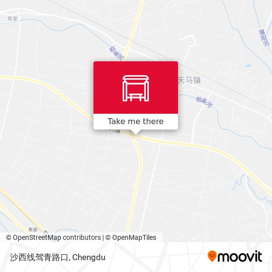 沙西线驾青路口 map