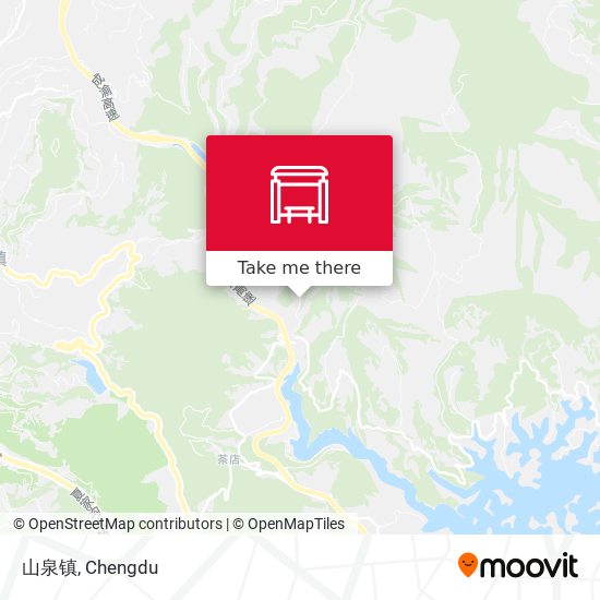 山泉镇 map