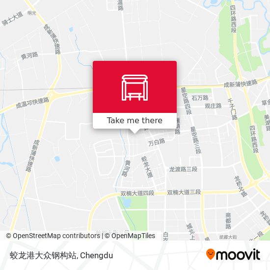 蛟龙港大众钢构站 map
