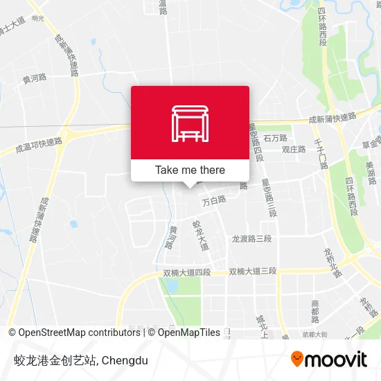 蛟龙港金创艺站 map