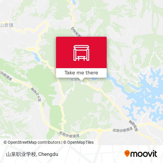 山泉职业学校 map