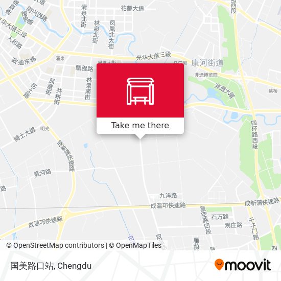 国美路口站 map