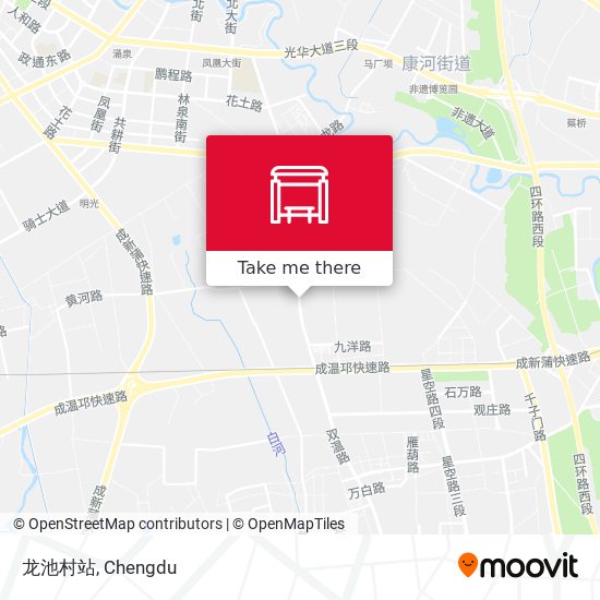 龙池村站 map