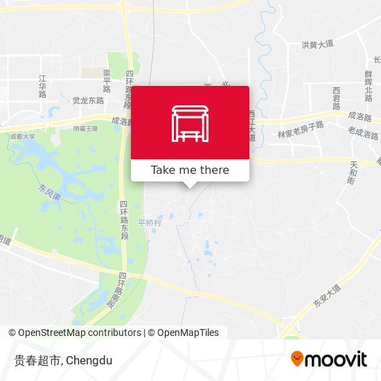 贵春超市 map