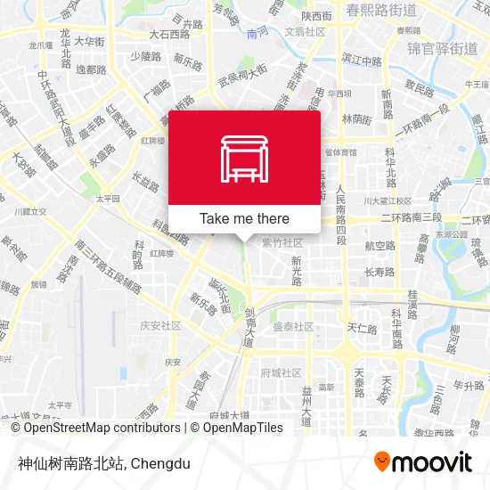 神仙树南路北站 map