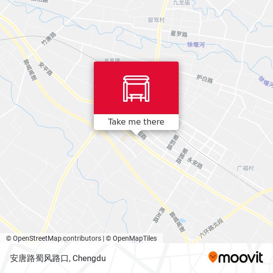 安唐路蜀风路口 map