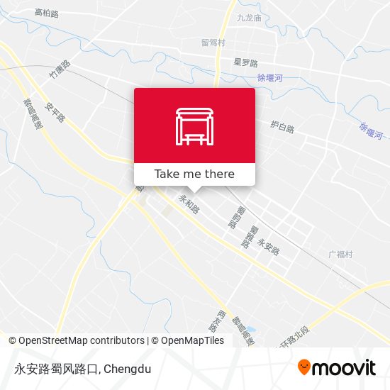永安路蜀风路口 map