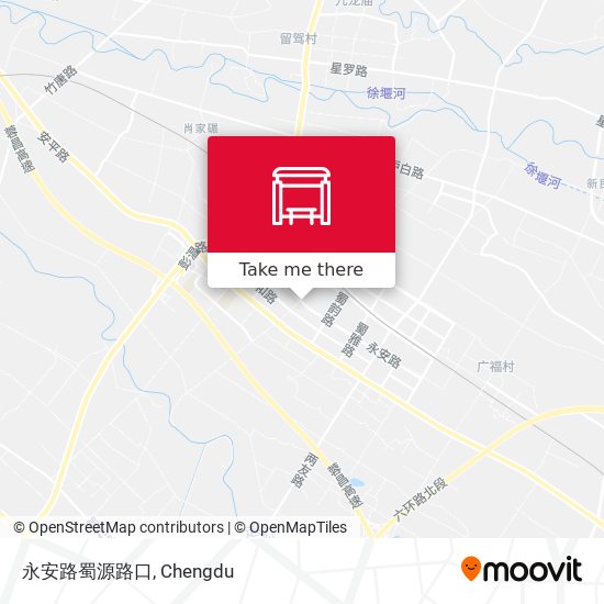 永安路蜀源路口 map