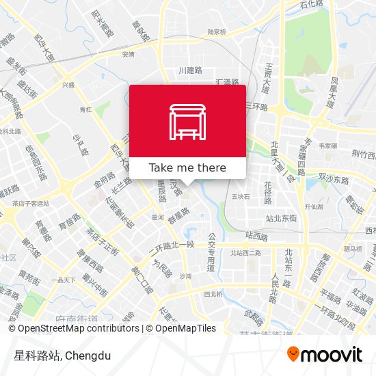 星科路站 map
