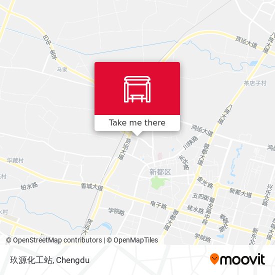 玖源化工站 map