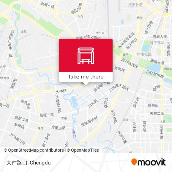 大件路口 map