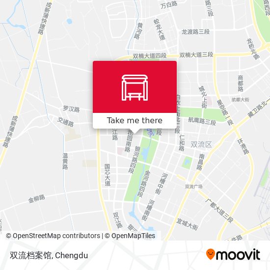 双流档案馆 map