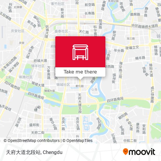 天府大道北段站 map