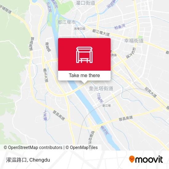 灌温路口 map