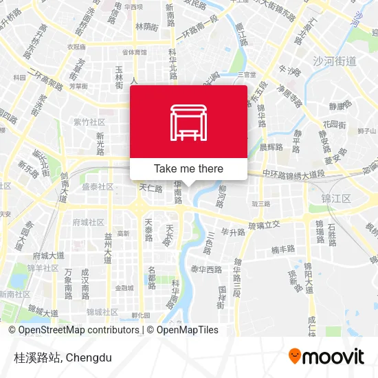 桂溪路站 map