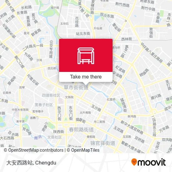 大安西路站 map