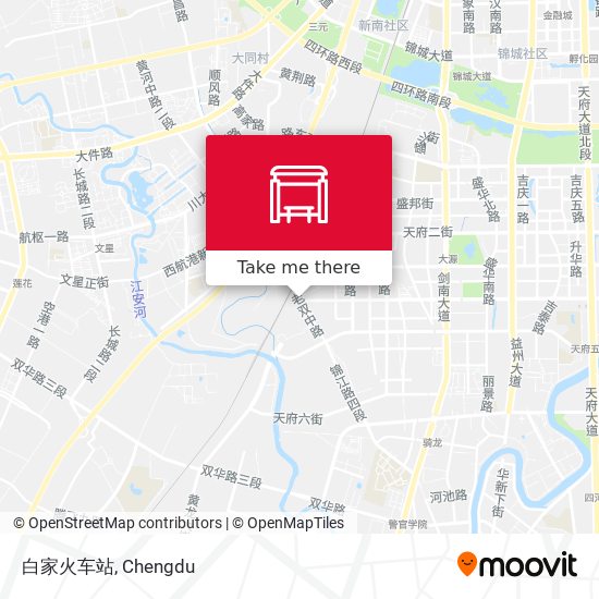 白家火车站 map