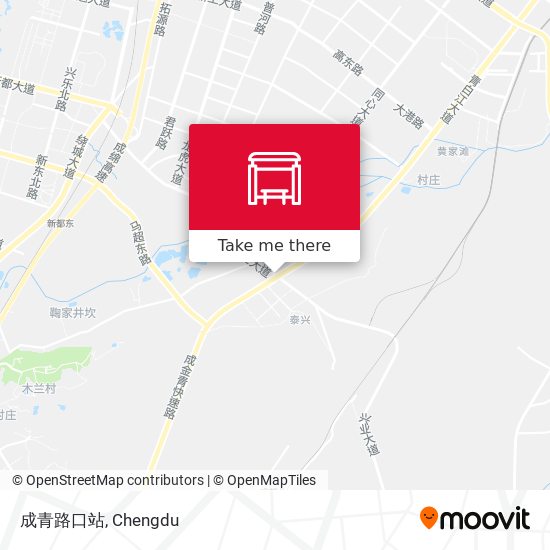 成青路口站 map