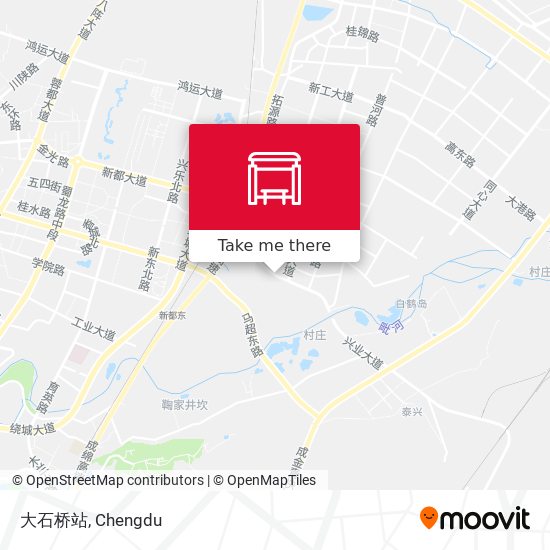 大石桥站 map