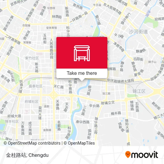 金桂路站 map